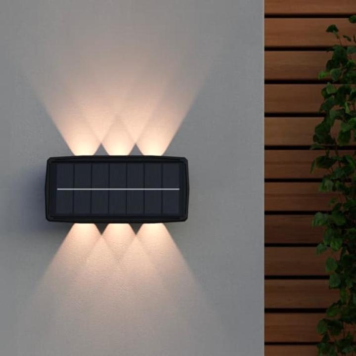 LED Solar Light For Home Décor & Outdoor Spaces, Outdoor Waterproof Up And Down Luminous Light