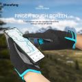 Wenefang 2023 Mountain Bike Touch Screen Cycling Gloves Breathable Shock Absorption Sports Fitness Spring Summer Riding Gloves. 
