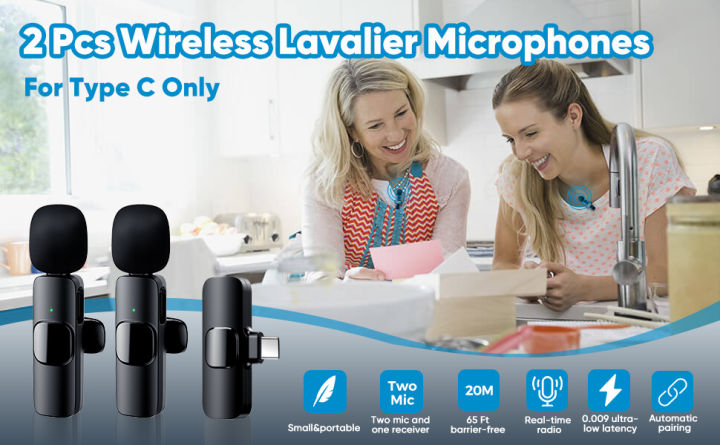 USB-C%20Dual%20Wireless%20Microphone%20for%20Phone%20-%20Ideal%20for%20Youtubers,%20Live%20Streams,%20and%20Vlogging%20-%20Image%205