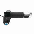 Durable 12-84V E-Bike Throttle Grip Set Digital Display Twist Handlebar LED Voltage Display Throttle Long Cable with Key Lock Throttle with Digital Display and Lock for Electric Scooter,Electric Bicycle,Motorbike. 