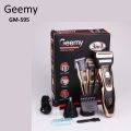 Original PROGEMEI GEEMY GM-595 3 IN 1 Professional Hair Trimmer Rechargeable Hair Clipper Nose Trimmer Shaver Cordless. 