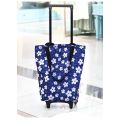 FORIDE Folding Shopping Bag Lady Big Cart Shopping Bag Storage Bag Portable Buy Vegetable Trolley with Wheels Market. 