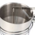 Stainless Steel Piston Funnel with Support for Sauce Cream Dosing Funnel for Sauce. 