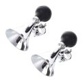 JAERBEE 2X Black Rubber Bulb 21mm Dia Handlebar Bike Bicycle Air Horn Bugle Trumpet. 