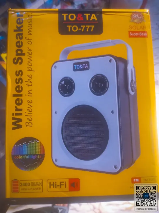 📣 TO&TA TO‑777 Wireless Speaker — “Believe in the power of music ...
