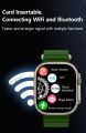 HK Ultra one Smart Watch 4G Sim Card Support with Side Camera, 2.2'Amoled Hd Display, 100 + Sports Mode, WiFi GPS, Video Calling, Smartwatch for Men and Women. 