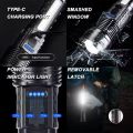 Emergency Light Super Bright Strong LED Flashlight Zoomable Rechargeable Handheld Torch Portable High Power Laser Flashlight Home. 