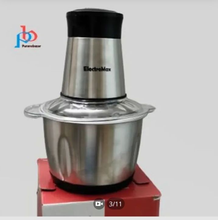 Electromax%20Stainless%20Steel%20Electric%20Vegetable%20Chopper%20And%20Meat%20Grinder%20Food%20Processor-%202.5%20Lit%20-%20Image%203