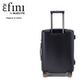 efini by NUELITE Parma 28-inch Spinner | 8 wheel Luggage | Antitheft zipper | TSA Lock | Transparent TPU wheels | Polycarbonate PC Hard shell | Check-in Suitcase | Large Size | Premium Leather Handles and trims. 
