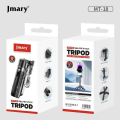 Jmary MT-18 3-in-1 Mini Selfie Stick Tripod with Bluetooth Remote - Extendable & Portable for Mobile Phones. 