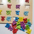 Nepali Letter Wooden Alphabets Blocks Ka Kha Ga Barnamala Blocks Educational Toys. 