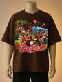 Dashain Printed T-Shirt for Men & Women – Festival Design- Brown, Blue, Black, White, cream, Maroon. 