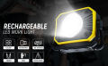 Rechargeable LED Work Light, Portable 10W COB Flood Work Light 1000 Lumens. 