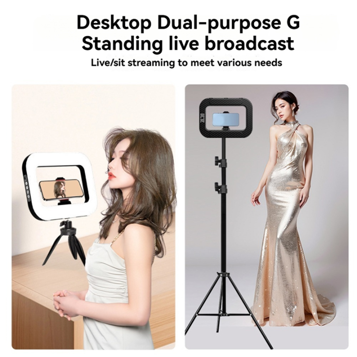 Handheld%20Ring%20LED%20Rechargeable%20Fill%20Light%20Portable%20Mobile%20Phone%20Live%20Broadcast%20Photography%20Desktop%20Selfie%20Light%20-%20Image%204