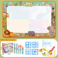 High Quality Repeated Graffiti Water Doodle Mat Creative Durable Water Canvas Portable Doodle Mat Children's Drawing. 