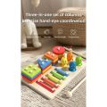 Educational Wooden Toy – Montessori Stacking & Fit with Xylophone. 