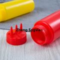 Haodeguiguo Hole twist cap squeeze bottle 1/3/5 pieces random 3 food grade plastic ketchup 【2025 Version】 mustard mayonnaise olive oil bottle kitchen tools squeeze bottle. 