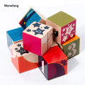 Wenefang MamaKiddo Metal Box Mini Puzzle Game Children Kids Baby Infant Early Educational Toys Domino Race Toy Block 3D Puzzle Cube Flight Chess Wooden Puzzle - 6241. 