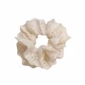 New Hair Accessories Lace Scrunchies Headwear High Elasticity Soft Scrunchy Hair Ties Solid Color Hair Rope Ponytail Holder. 