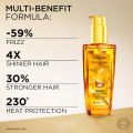 Loreal Paris Hair Serum Protection and Shine, For Dry, Flyaway & Frizzy Hair, With 6 Rare Flower Oils, Extraordinary Oil - By Allure Cosmetics. 