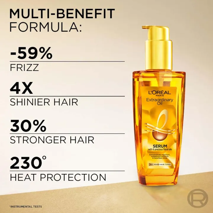Loreal%20Paris%20Hair%20Serum%20Protection%20and%20Shine,%20For%20Dry,%20Flyaway%20&%20Frizzy%20Hair,%20With%206%20Rare%20Flower%20Oils,%20Extraordinary%20Oil%20-%20By%20Allure%20Cosmetics%20-%20Image%206