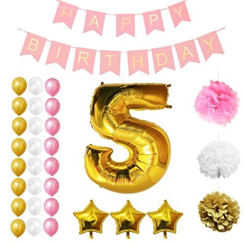 5%20%20Number%20Golden%20Foil%20Balloon16%20Inch%20Banner%20For%20Party%20Decorations%20-%20Image%205