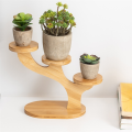 (GGBR) Show Shelf 3-Layer Wooden Plant Display Stand Desktop Display Stand Cupcake Rack Perfume Display Stand. 
