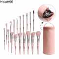 MAANGE 18 Pcs Makeup Brush Set With Bag MAG5810. 