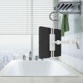 Wall-Mounted, Foldable Tablet Arm for Kitchen Use, Adjustable for 4.7-12.9 Inch Mobile Phones and Tablets, White. 