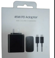Original 45 Watt Travel Adapter | 45W Charger | With C to C Cable. 