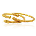 Gold Plated Panchadhatu Free Size Bala For Kids (Bundle of 2). 