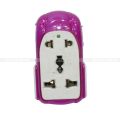 Purple/White 16A Socket Adaptor. 