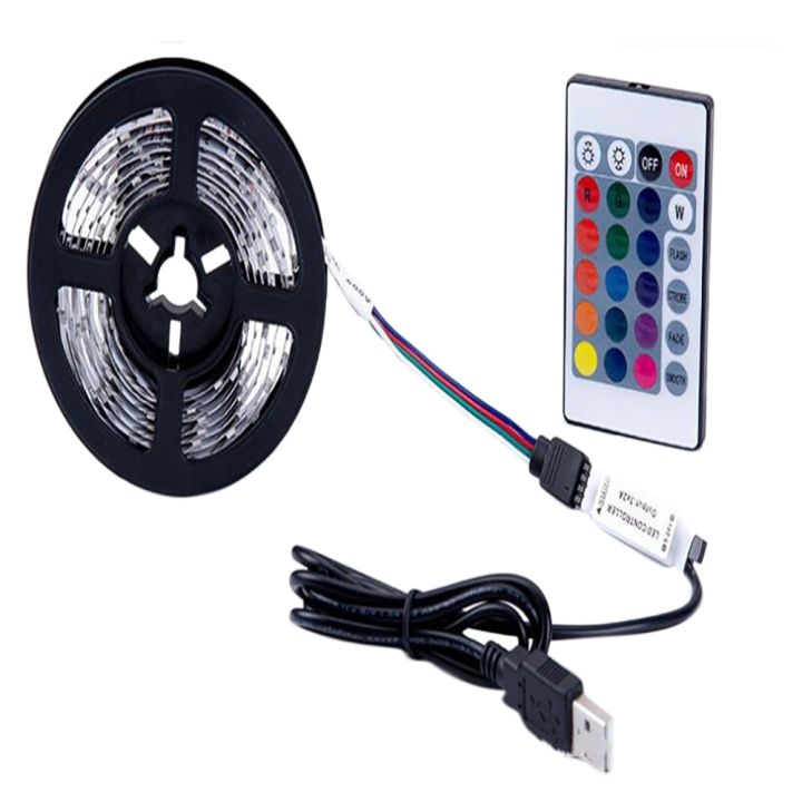 Led Flex Remote LED Light 2835 RGB 24 Button Remote Control 5V Flexible Light, 1Meter ...