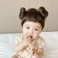 New Cute Baby Baby Wig Bangs Non-slip Photography Styling Props Baby Headwear Wig Children's Hair Accessories Wig Hat Baby's First Birthday. 