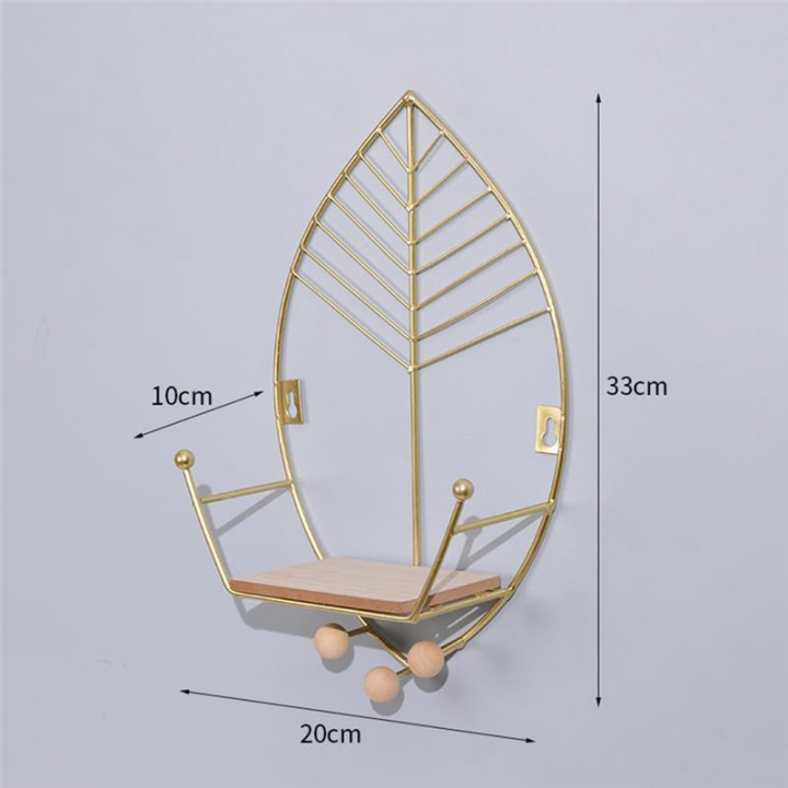 Leaves%20Shape%20Floating%20Shelves%20Metal%20Wall%20Decor,Wood%20Wall%20Mounted%20Storage%20Shelf%20Home%20Decorations%20Art%20for%20Bedroom%20Durable%20Easy%20to%20Use%20-%20Image%204