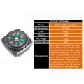 Mini Wristband Compass Portable Detachable Compass Outdoor Camping Hiking Travel Emergency Survival Navigation Tool. 