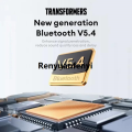 Renyuan TRANSFORMERS TF-T28 Earphones Bluetooth HiFi Sound HD Call Wireless 2025 New Headphones Waterproof Low Latency Sport Gaming Earbuds. 