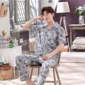 Cotton Printed Soft Pajama Set For Men. 