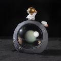 Cool Look Astronaut Inside Moon Lamp With Assorted Colors. 