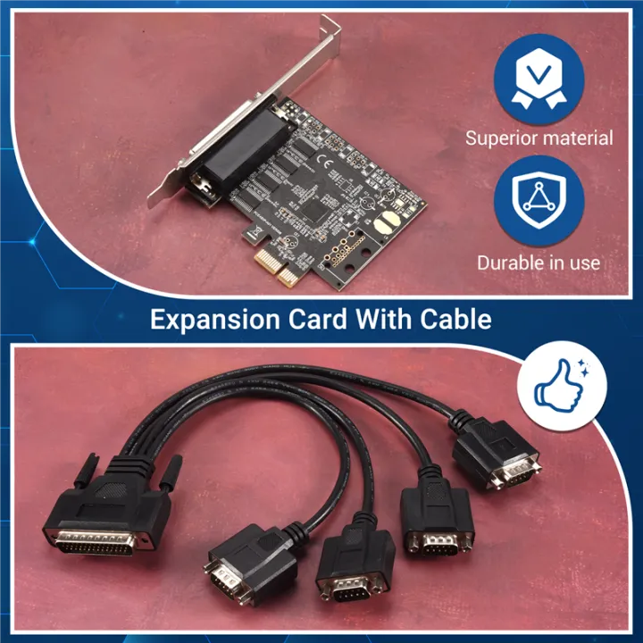 PCI-E%20Serial%20Port%20Card%20Pcie%20to%204%20Serial%20Port%20RS232%209-Pin%20Industrial%20Control%204-Port%20Expansion%20Card%20AX99100%20with%20Cable%20-%20Image%205