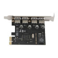 JAERBEE 4 Port USB 3.0 PCI-E Expansion Card PCI Express PCIe USB 3.0 HUB Adapter 4-Port USB3.0 Controller USB3.0 PCIe. 