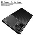 Oppo F19 Pro Plus Carbon Fiber Texture Shockproof TPU Case. 