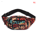 NEW totoro New Leaf Printed Female Wait Bag Large Sales promotion Capacity Fanny Pack Men' Belt Bag. 