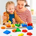 ShapeWise Montessori Puzzle – Safe Wooden Toy for Kids with Sorting, Stacking & Learning Features. 