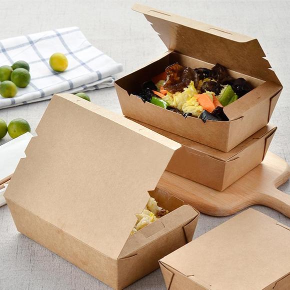 Kraft Paper Box1900ml Pack Of 50pcs