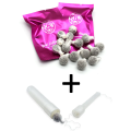 Clean Point Yoni Pearl Uterus Cleansing Pill For Removing Vaginal Infection and Fibroid With Applicator Free. 