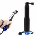 New Camera EKEN5SJCAM8911GoPro Tripod Waterproof Selfie Stick Mini Telescopic Cosable 1 Pole Single Blue for Hero1312106 Sport. 
