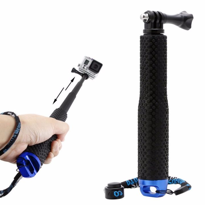 New%20Camera%20EKEN5SJCAM8911GoPro%20Tripod%20Waterproof%20Selfie%20Stick%20Mini%20Telescopic%20Cosable%201%20Pole%20Single%20Blue%20for%20Hero1312106%20Sport%20-%20Image%202