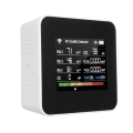 14 in 1 Air Quality Monitor Tuya WIFI CO/CO2 Detector Real Time Monitoring BIG Display Home Air Test Kits APP Control B Easy to Use. 