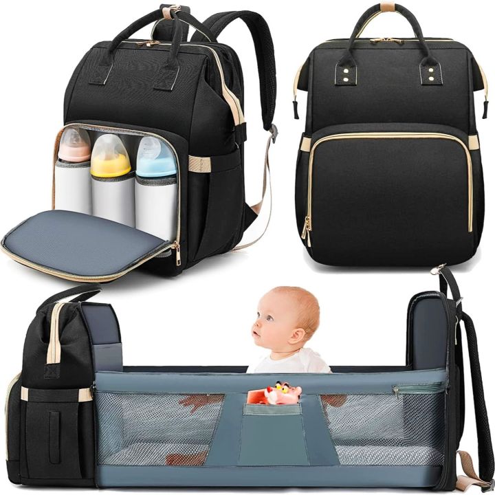 Baby%202%20In%201%20Nursing%20Diaper%20Bag%20With%20travel%20Sleeping%20Bag%20-%20Image%202